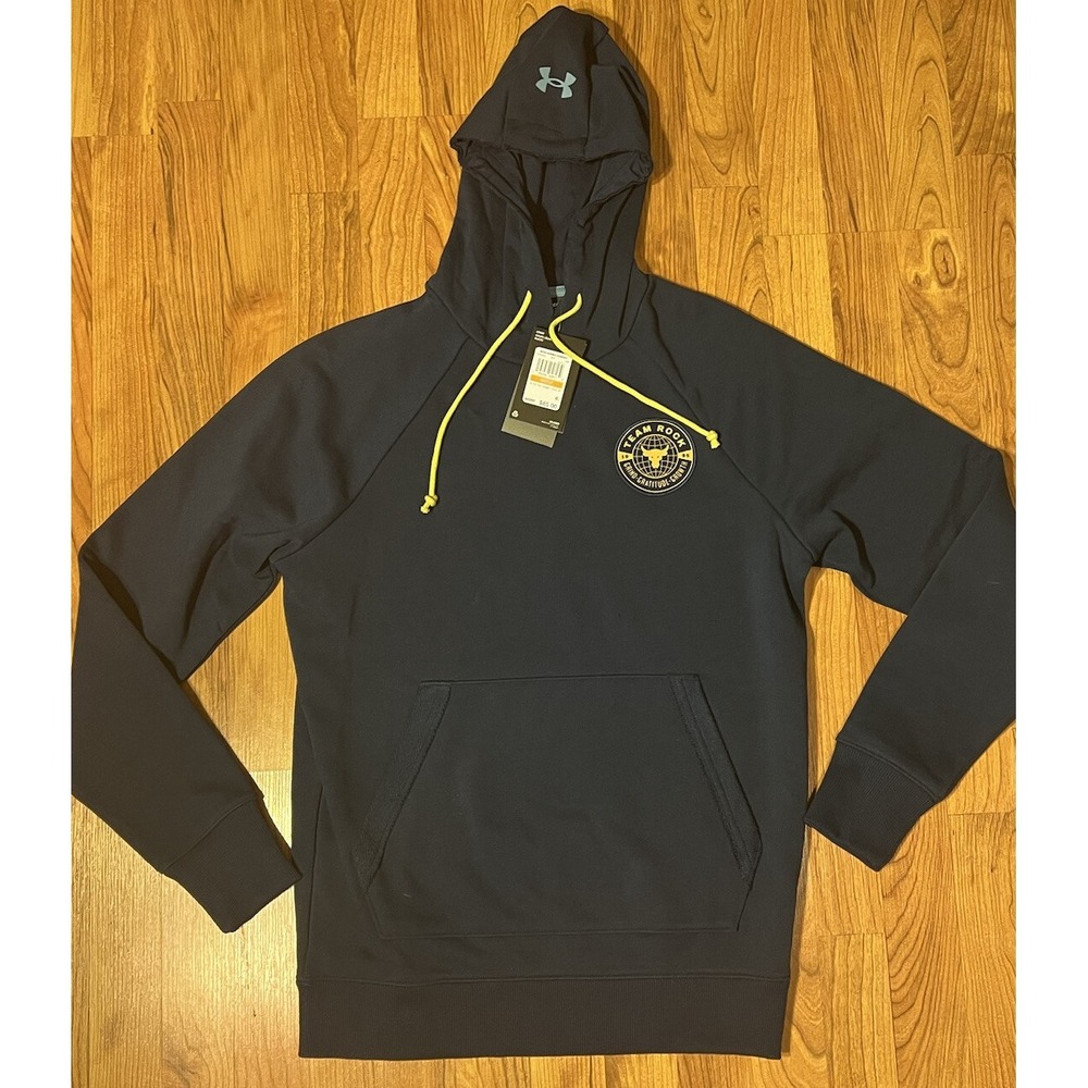 Under Armour Project Team Rock Mens Small Heavyweight‎ Terry Hoodie Grind Growth